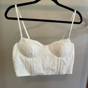 Urban Romantics Crop top white size Large